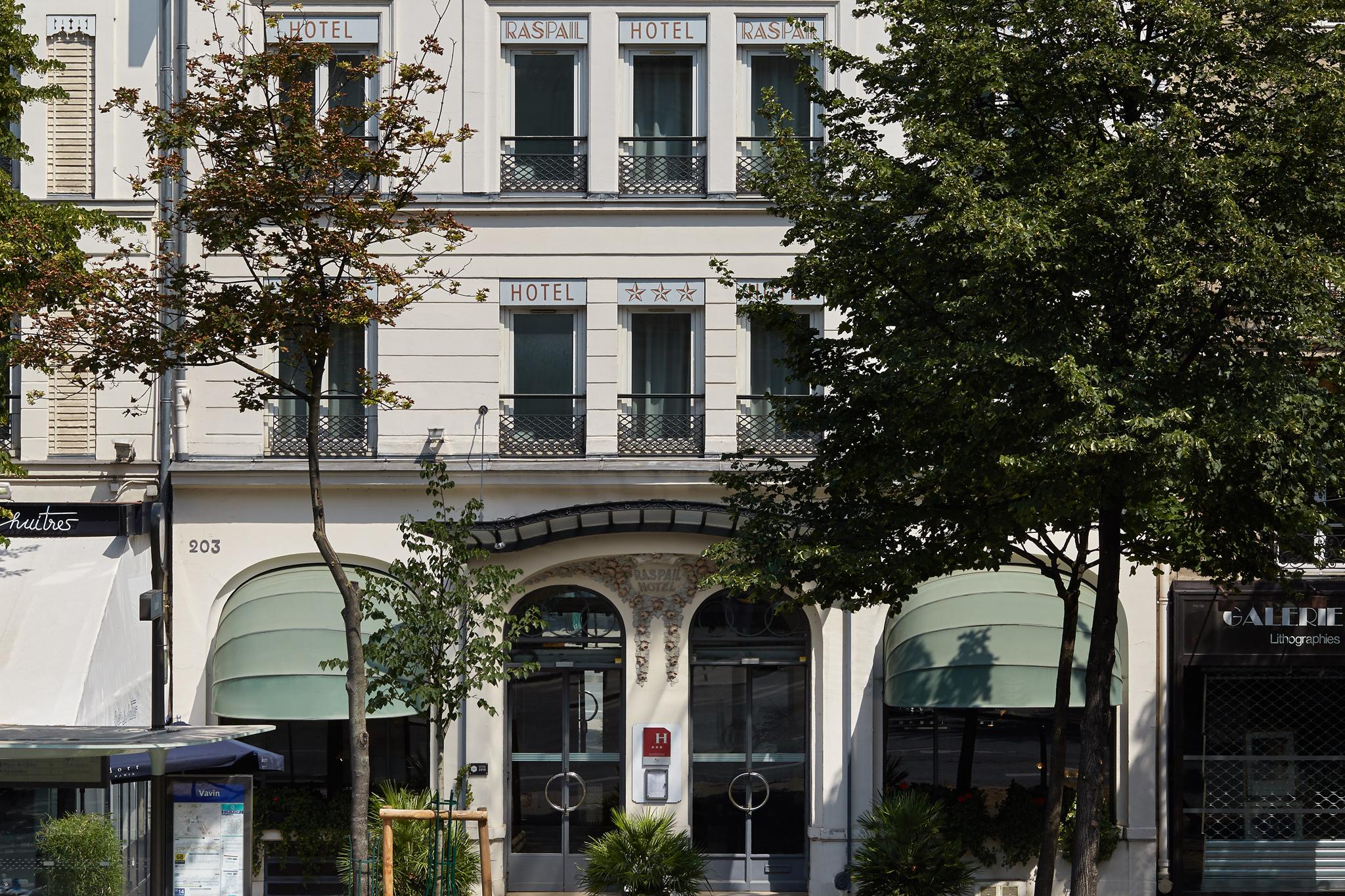 Hotel Raspail Montparnasse Paris Exterior foto